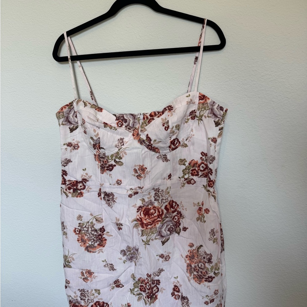 H&M Floral Spaghetti Strap Dress